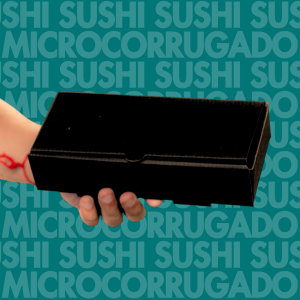 "Sushi 2 Rolls Negra 220*110*50"