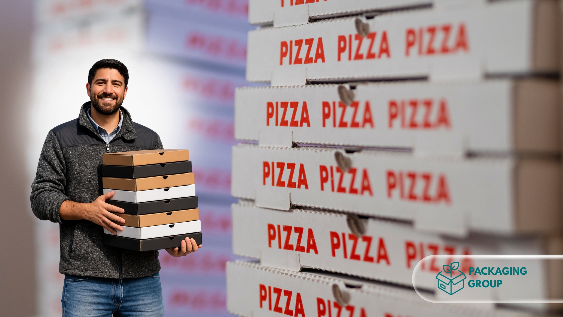 Se cae el mito de las cajas de pizza manchadas con aceite: desde ahora todas son 100% reciclables